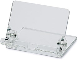 Telefoonstandaard MAUL 97x105x76mm standhoek instelbaar acryl