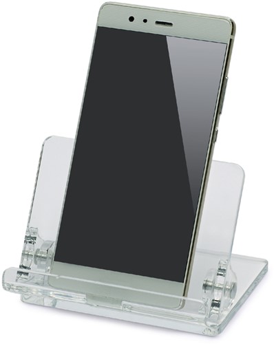 Telefoonstandaard MAUL 97x105x76mm standhoek instelbaar acryl-2