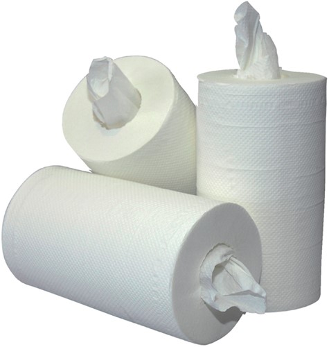 Poetspapier Cleaninq M1 1-laags 11x120m wit-2