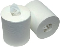 Poetsrol Cleaninq Midi 1-laags 21,5xØ19cmx275m 6 rollen