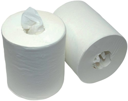Poetspapier Cleaninq M2 1-laags 6x275m wit