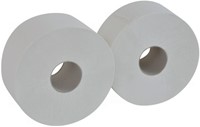 Toiletpapier Cleaninq jumbo klein 2-laags 170m wit