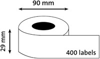 Labeletiket Quantore DK-11201 29x90mm adres wit 400 stuks-5