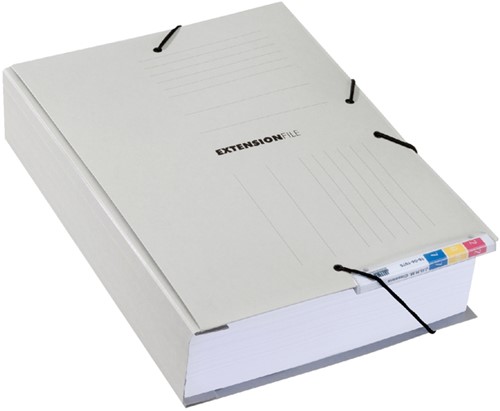 Dossiermap Djois Extension File 70mm 335gr grijs-2