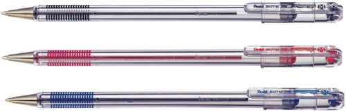 Balpen Pentel BK77 fijn zwart-2