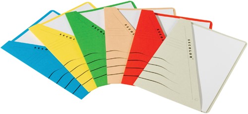 Insteekmap Djois Secolor A4 recycled 250gr rood-2