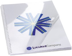 Voorblad GBC A4 PVC 180micron transparant 100 stuks