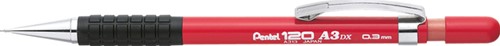 Vulpotlood Pentel A313 HB 0.3mm rood