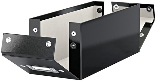 CD-opbergdoos Leitz Click & Store WOW  gerecycled karton 143x136x352mm zwart-3