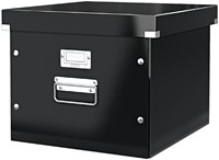 Hangmappenbox Leitz click & store WOW gerecycled karton 357x285x367mm zwart