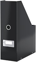 Tijdschriftencassette Leitz WOW click & store gerecycled karton zwart