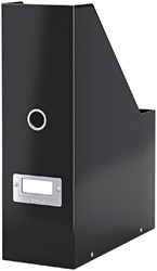 Tijdschriftencassette Leitz WOW click & store gerecycled karton zwart