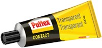 Contactlijm Pattex tube 50 gram op blister transparant