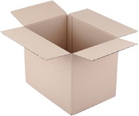 Amerikaanse vouwdoos CleverPack 486x386x386mm BC-golf bruin 5 stuks-2