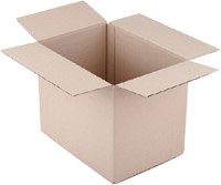 Amerikaanse vouwdoos CleverPack 500x400x300mm B-golf bruin 25 stuks-2