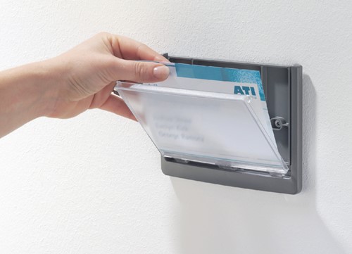 Deurbordje Durable Click sign 149x52,5mm grafiet-2