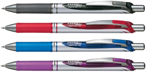 Gelschrijver Pentel BL77 Energel medium zwart-3
