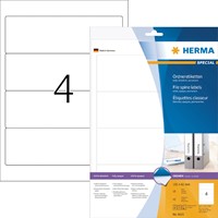 Rugetiket HERMA 5090 smal 38x192mm zelfklevend wit-2
