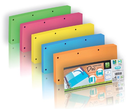 Scheidingsstrook Oxford Duo 240x105mm groen 60 stuks-1