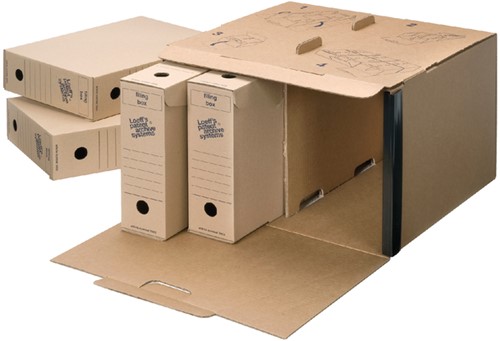 Archiefdoos Loeff Filing Box 3003 folio 345x250x80mm karton-3