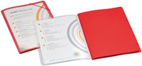 Sorteermap Djois personaliseerbaar A4 6 tabbladen rood-2