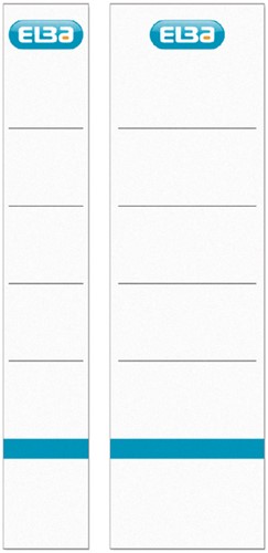 Rug-insteekkaart Elba smal 30x190mm wit 10 stuks-2