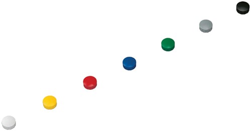 Magneet MAUL Solid 15mm 150gr assorti 10 stuks