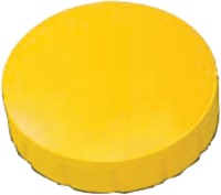 Magneet MAUL Solid 20mm 300gr geel 10 stuks