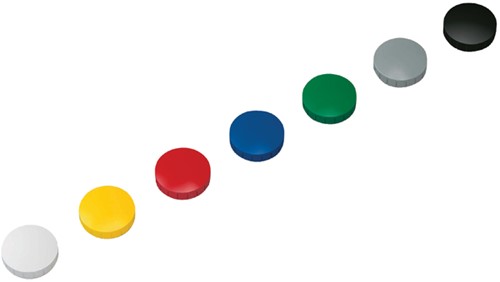 Magneet MAUL Solid 15mm 150gr zwart 10 stuks-2