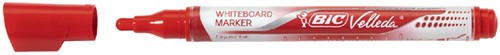 Whiteboardmarker Bic Velleda liquid rond medium rood