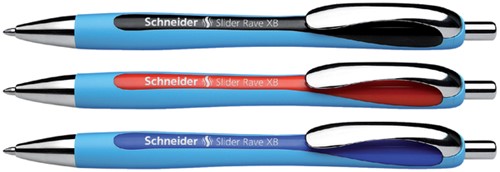 Balpen Schneider Slider Rave extra breed rood-3