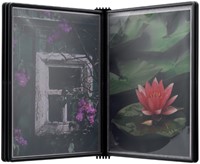 Wandelement Djois Flex-O-Frame A4 met 5 tassen zwart