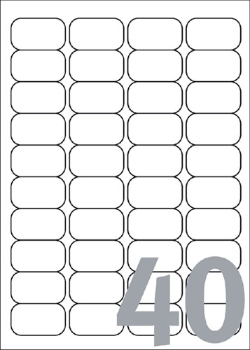 Etiket Avery J8654-25 45.7x25.4mm wit 1000 etiketten-2