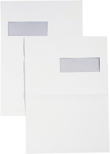 Envelop Quantore C4 229x324mm venster 4x11cm rechts zelfklevend 250st-2