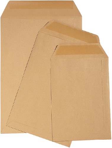 Envelop Quantore akte EB4 262x371mm bruinkraft 250 stuks-2