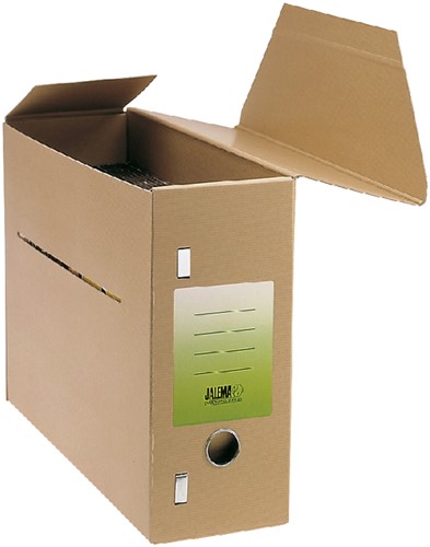 Gemeentearchiefdoos JalemaClipex folio 370x265x115mm bruin-2