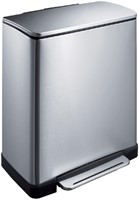 Pedaalemmer EKO E-Cube 50 liter rvs