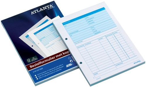 Bestelformulier Djois Atlanta A5 met carbon wit