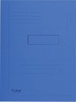 Dossiermap Exacompta Forever A4 2 kleppen 290gr blauw