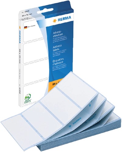 Etiket HERMA adres 4300 88x35mm zig-zag 250 stuks-2