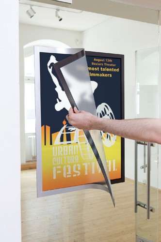 Duraframe Durable poster A2 zilvergrijs-2