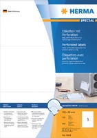 Etiket HERMA 4664 210x99mm geperforeerd wit 300 stuks-2