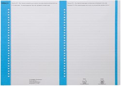 Ruiterstrook Elba Nr 8 138x6mm lateraal blauw 10 vel