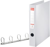 Ringband Esselte VIVIDA A4 maxi 4-rings D-mechaniek 40mm PP wit