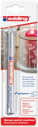 Paintmarker edding 751 op oliebasis 1-2mm zilver blister à 1 stuk