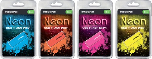USB stick 2.0 Integral Neon USB-A 16GB blauw-2