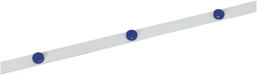 Metaalband MAUL 1mx35mm zelfklevend knipbaar wit + 3 magneten