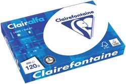 Kopieerpapier Clairefontaine Clairalfa A4 120gr wit 250 vel