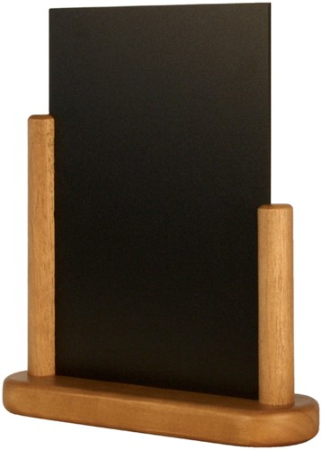 Krijtbord Securit 230x200x60mm teak hout