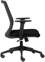 Bureaustoel Euroseats Evora zwart-3